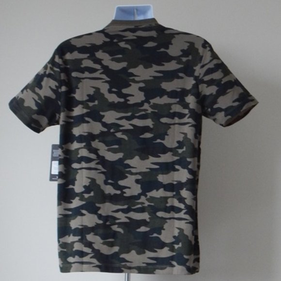 NWT MEN TRUE RELIGION Crafted With Pride Horseshoe GRAPHIC CAMO Green T Shirt LG - Picture 5 of 5